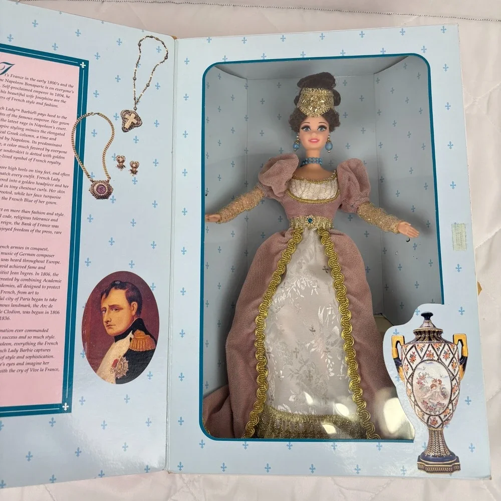 1996 Barbie Great Eras French Lady Collector Edition‎ Doll w Box 16707